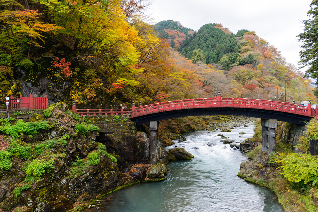 世界遺産エリアの入口にある神橋