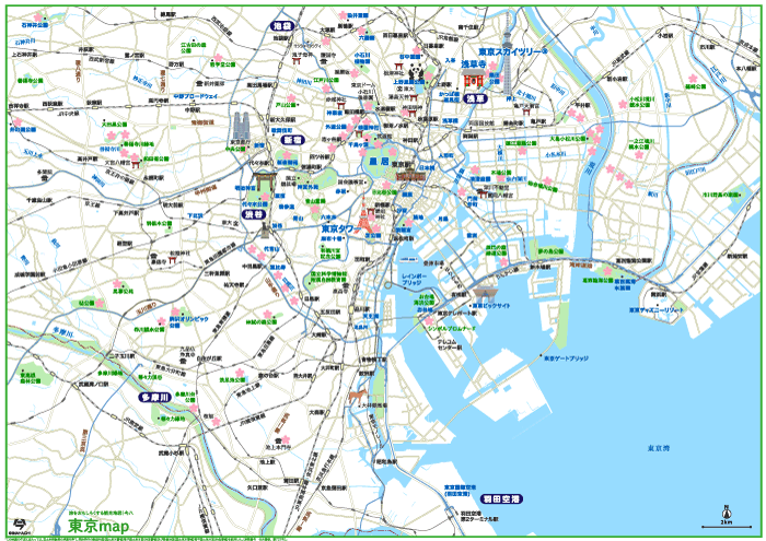 東京さくらmap（タップで大きい画像が開きます。）