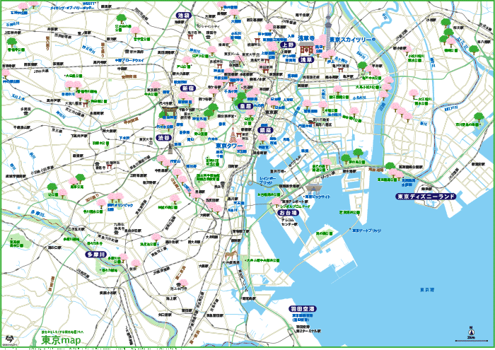東京さくらmap（タップで大きい画像が開きます。）