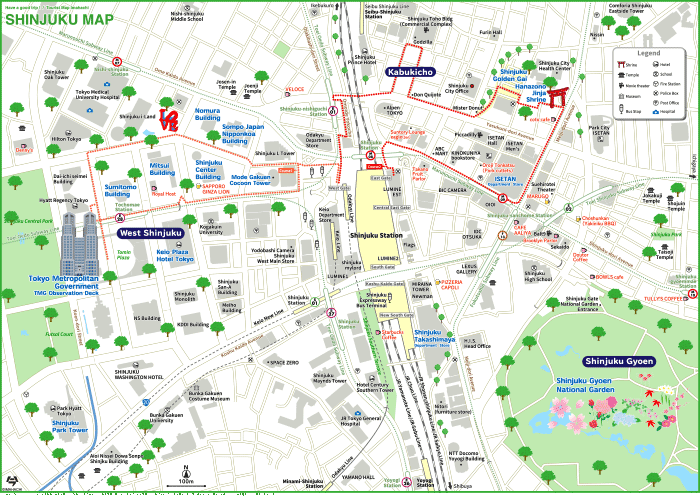 TOKYO SHINJUKU MAP