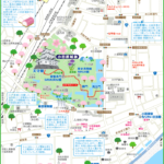 小田原城周辺map（タップで大きい画像が開きます。PDFは 最下部にあります）