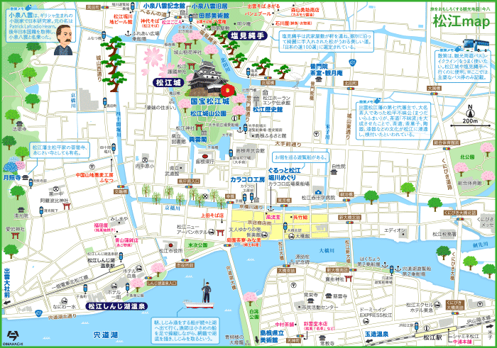 島根 松江map（タップで大きい画像が開きます。PDFは最下部にあります）